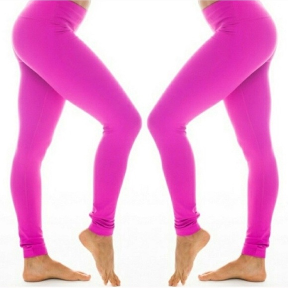 Yogalicious Hot Pink Leggings Size Xs 
